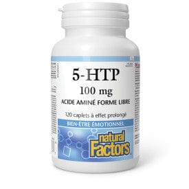 NATURAL FACTORS Suppléments 5-HTP 100mg 120comp