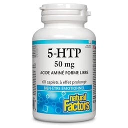 NATURAL FACTORS Suppléments 5-HTP (50mg) 60caps