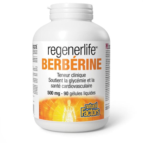 NATURAL FACTORS Suppléments Berbérine  90lgels