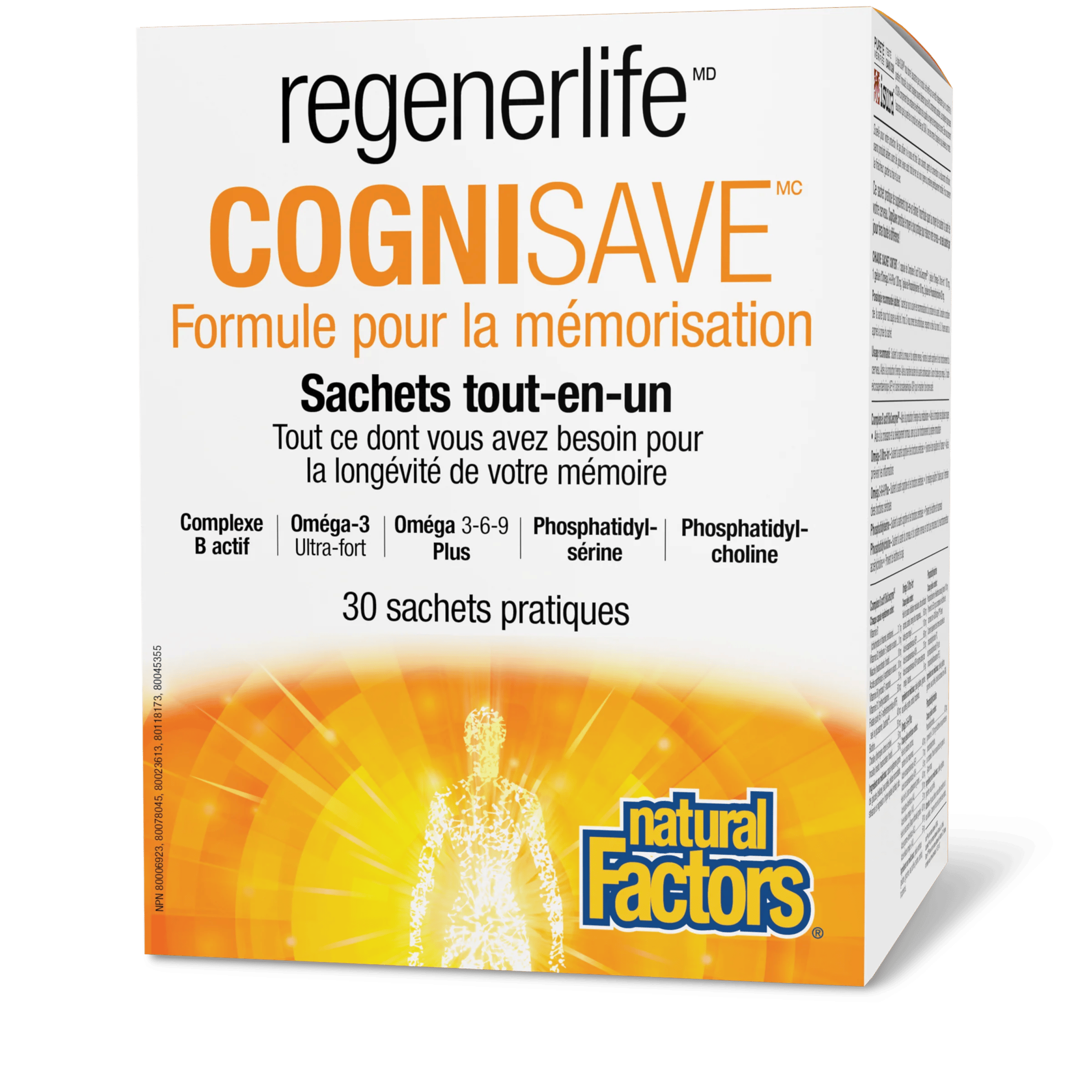 NATURAL FACTORS Suppléments Cognisave 30s