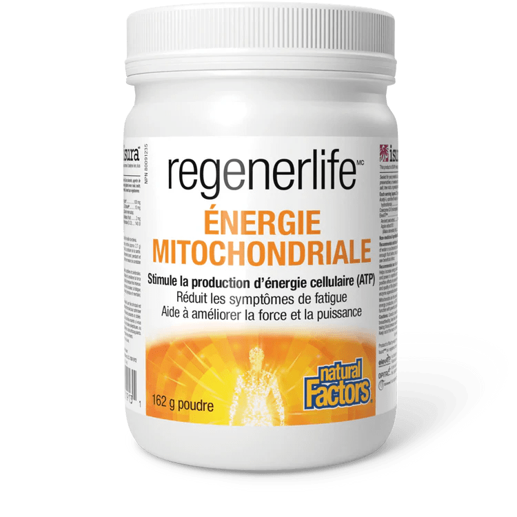 NATURAL FACTORS Suppléments Énergie mitochondriale  162g