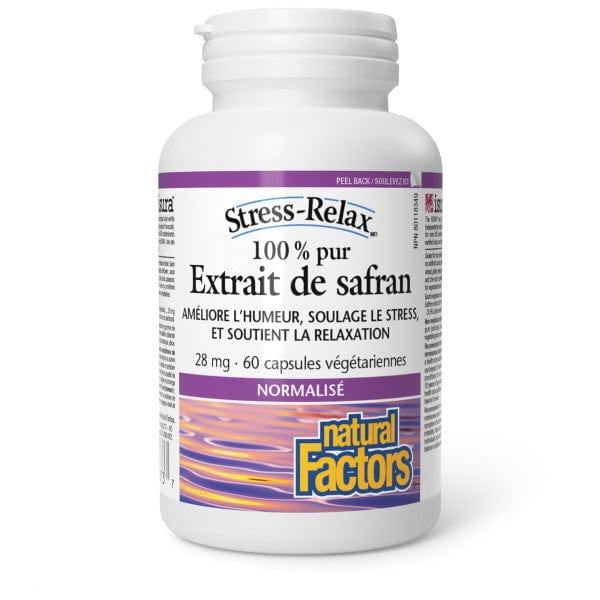 NATURAL FACTORS Suppléments Extrait de safran (28mg) 60vcaps