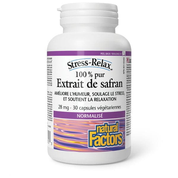 NATURAL FACTORS Suppléments Extrait de safran  30vcaps