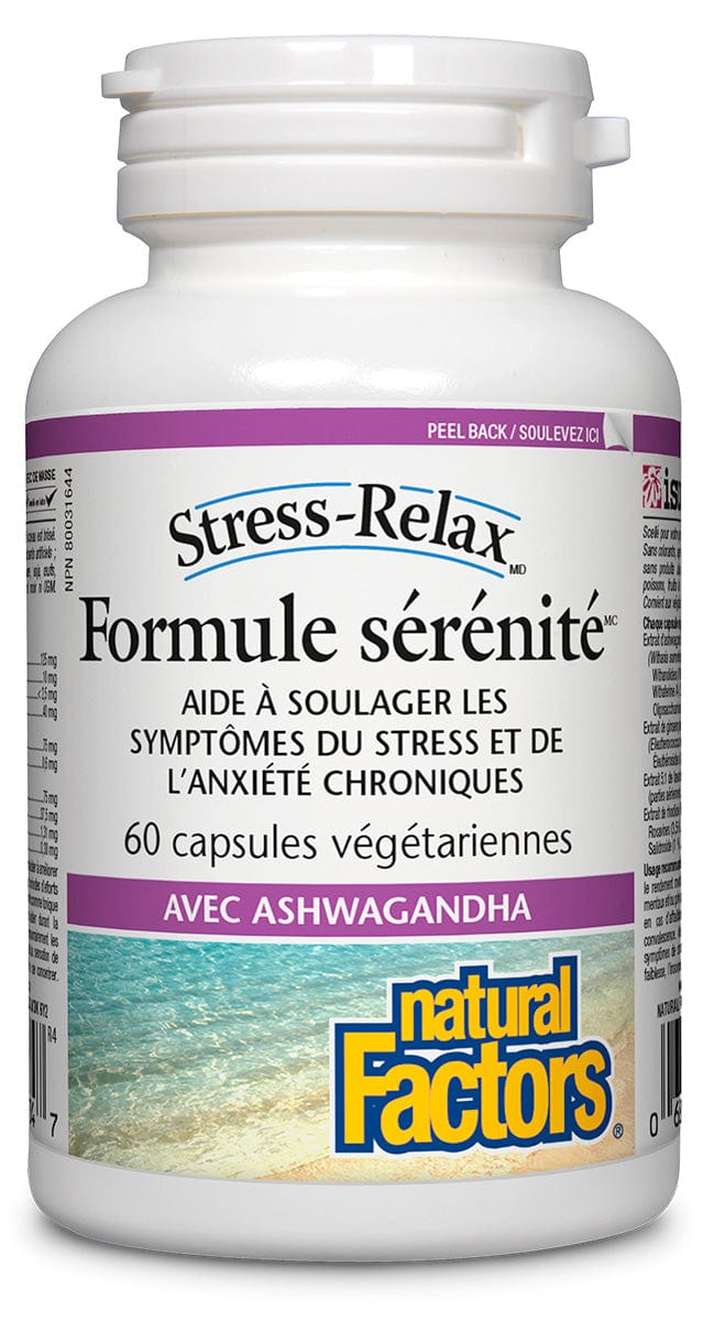 NATURAL FACTORS Suppléments Formule sérénité 60caps