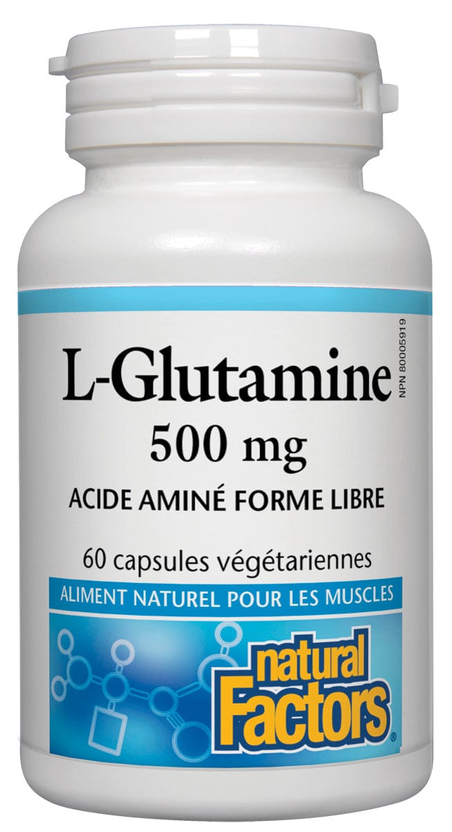 NATURAL FACTORS Suppléments L-Glutamine (500mg) 60caps