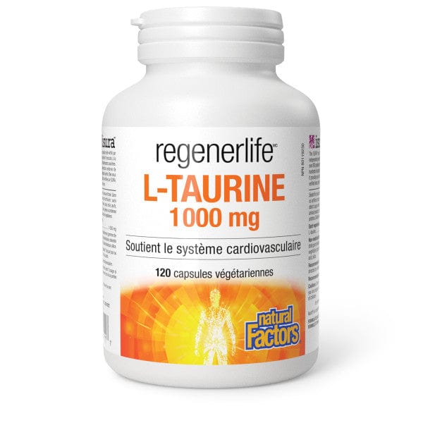 NATURAL FACTORS Suppléments L-taurine 1000mg 120vcaps