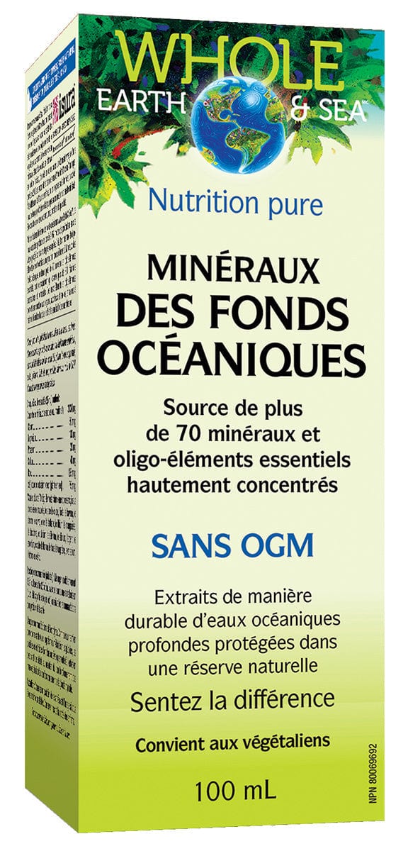 NATURAL FACTORS Suppléments Minéraux des fonds océaniques (sans OGM) 100ml