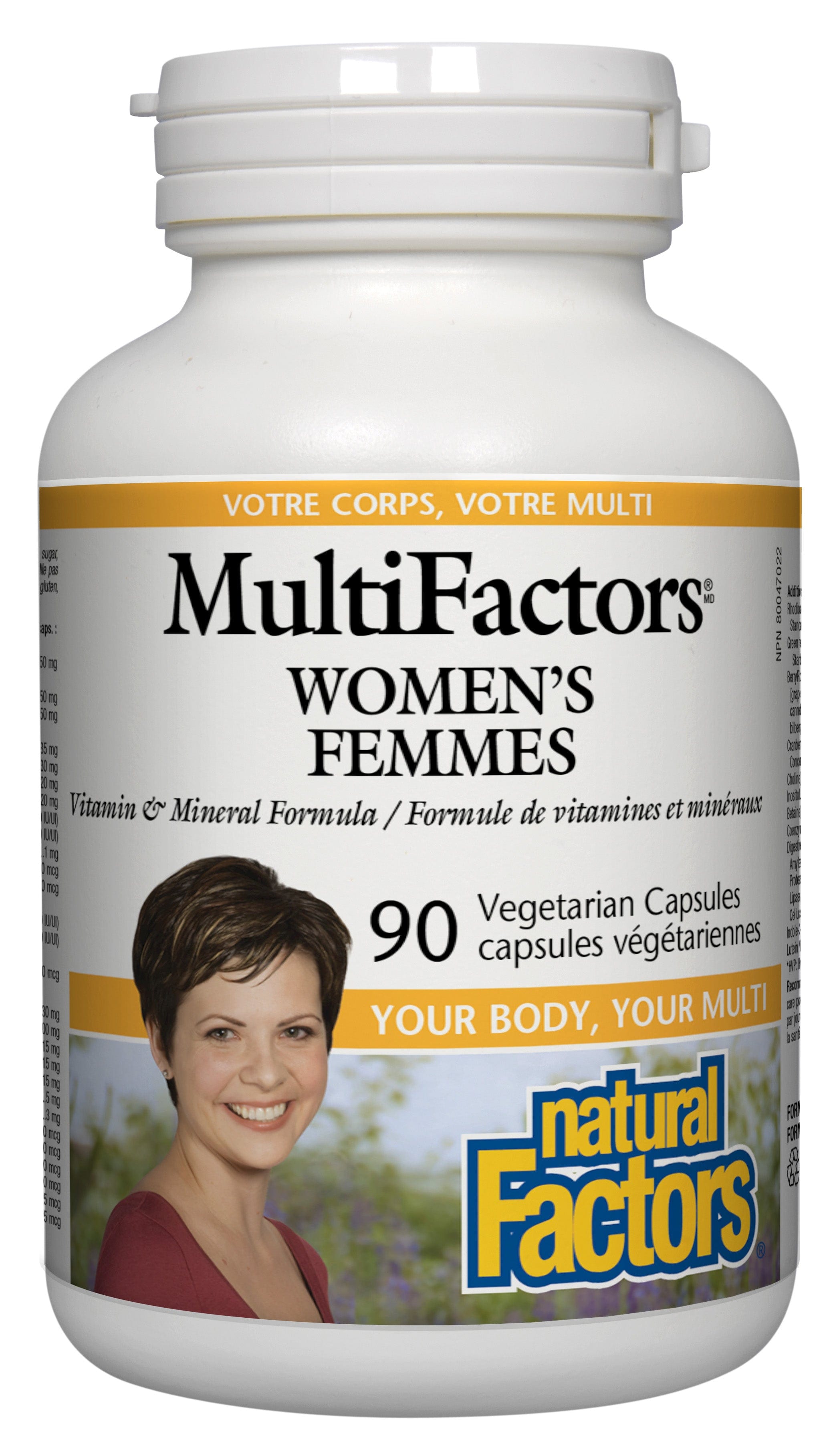 NATURAL FACTORS Suppléments Multifactors femmes 90caps