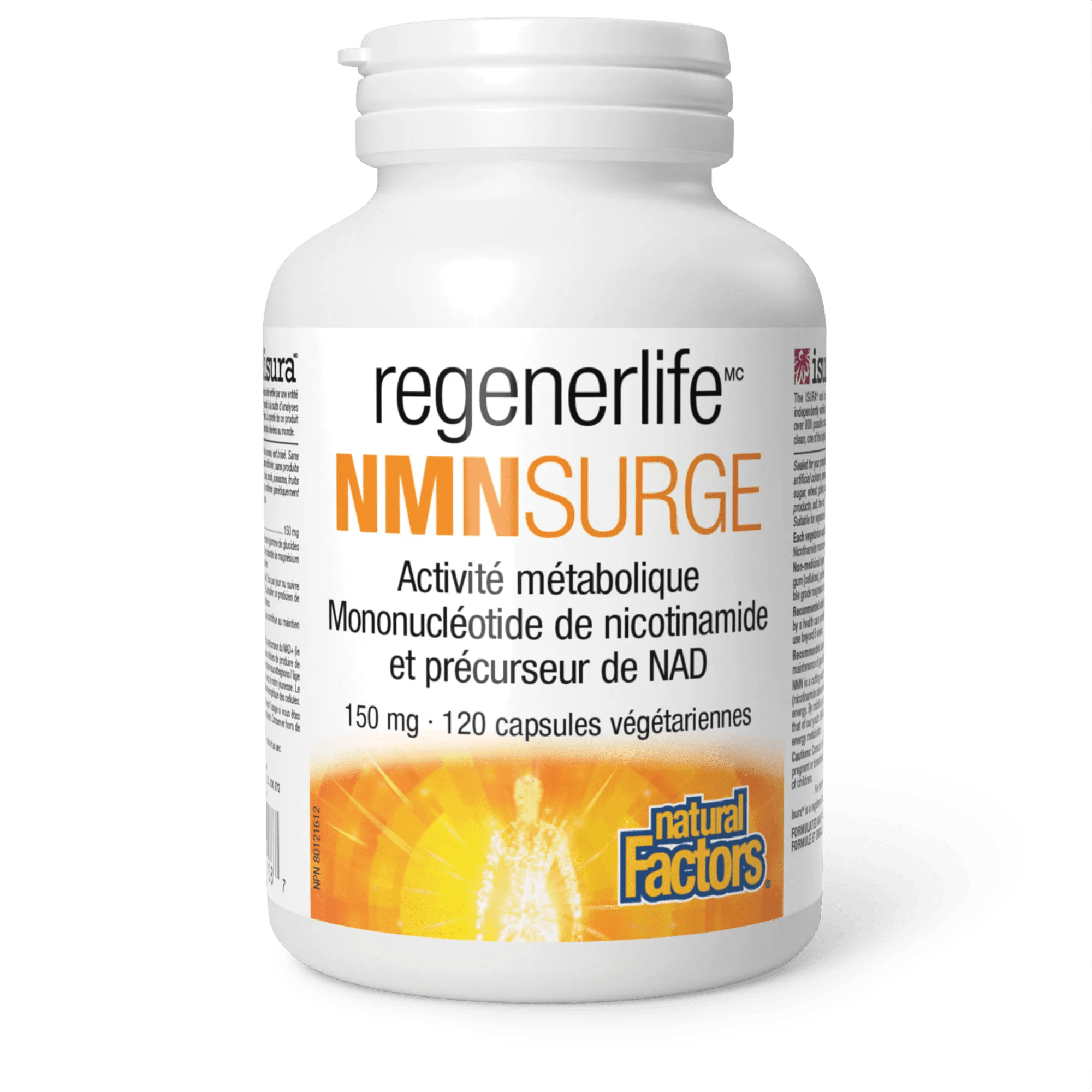 NATURAL FACTORS Suppléments NMNSurge (150mg) 120vcaps