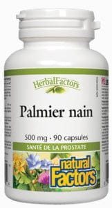 NATURAL FACTORS Suppléments Palmier nain (avec lycopène) 90gel