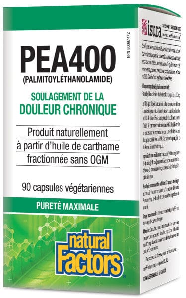 NATURAL FACTORS Suppléments PEA 400 90vcaps