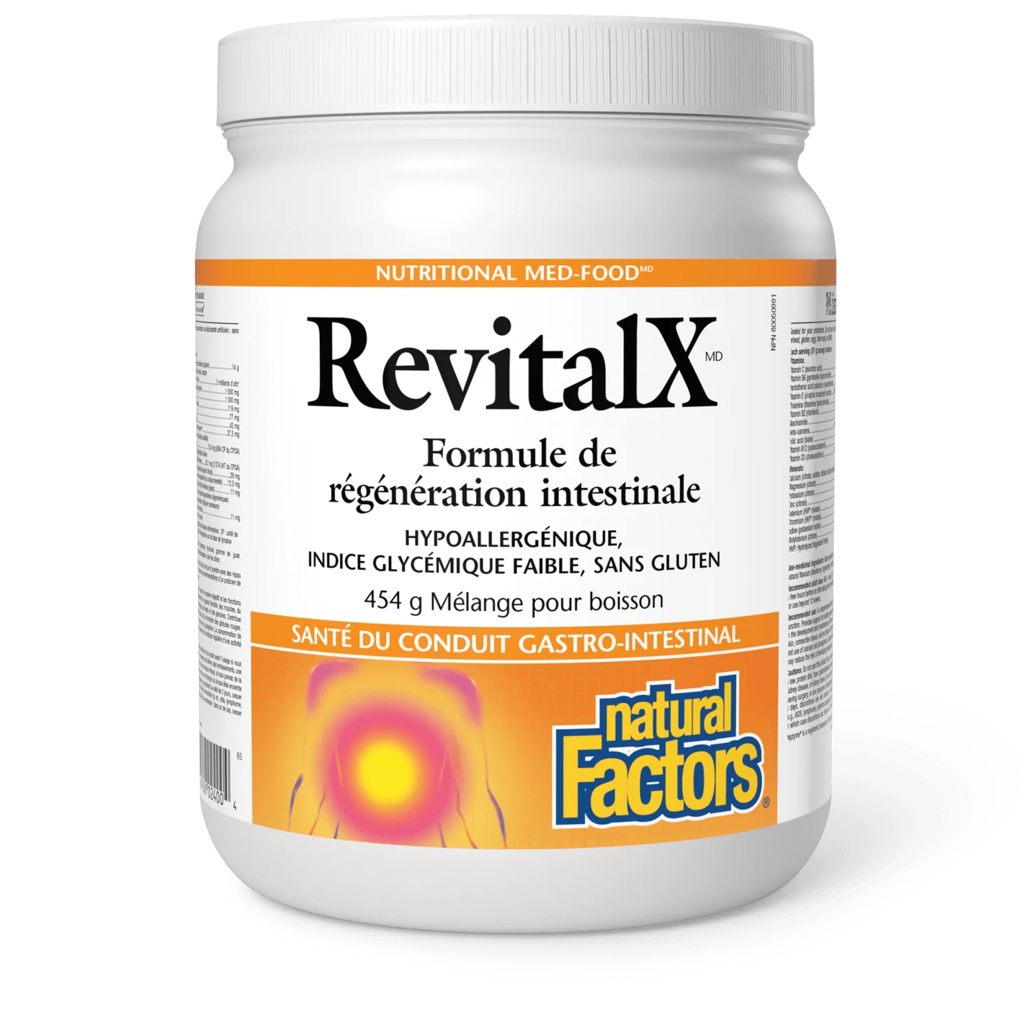 NATURAL FACTORS Suppléments RevitalX  454g