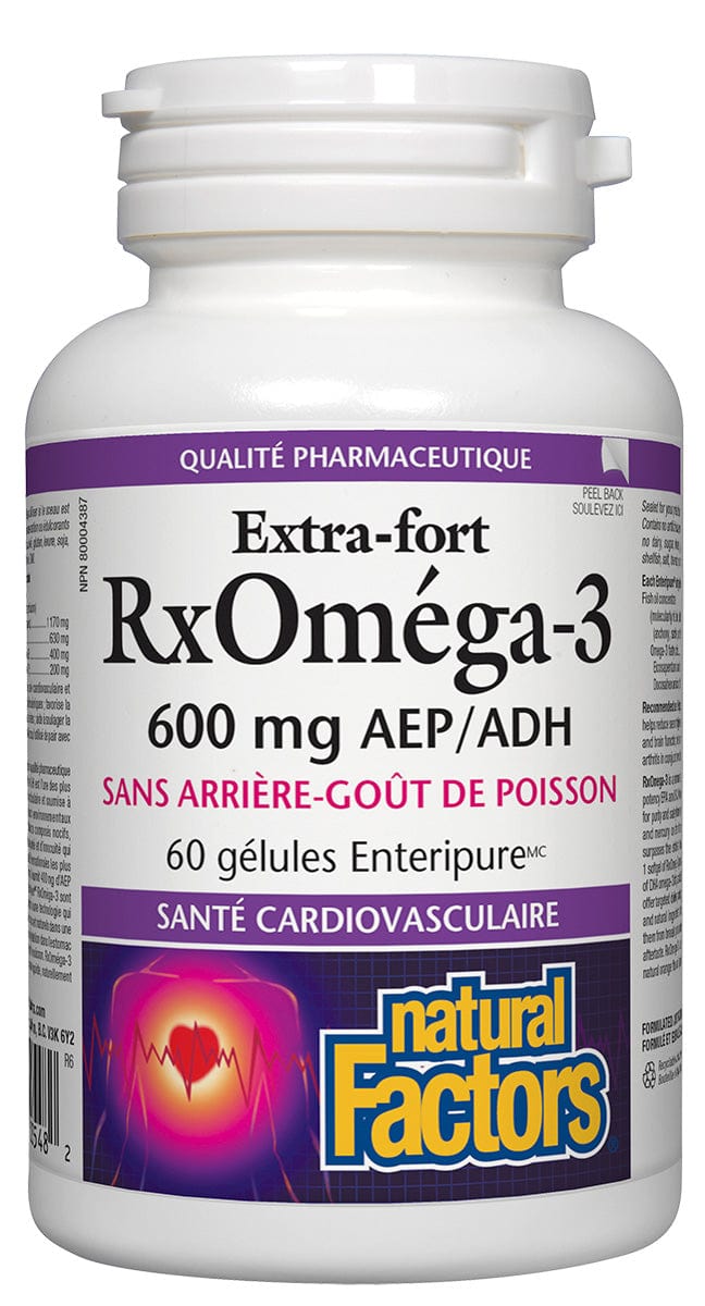 NATURAL FACTORS Suppléments RxOmega-3 60gel