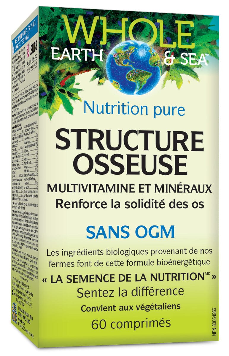 NATURAL FACTORS Suppléments Structure osseuse (sans OGM) 60comp