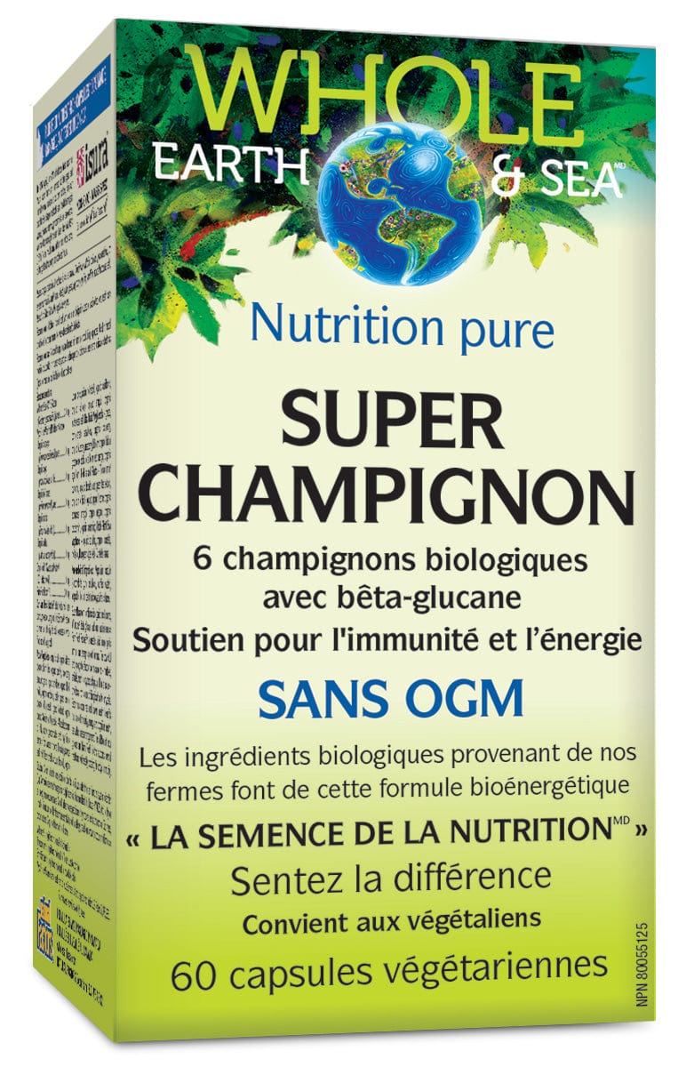NATURAL FACTORS Suppléments Super champignon 60vcaps