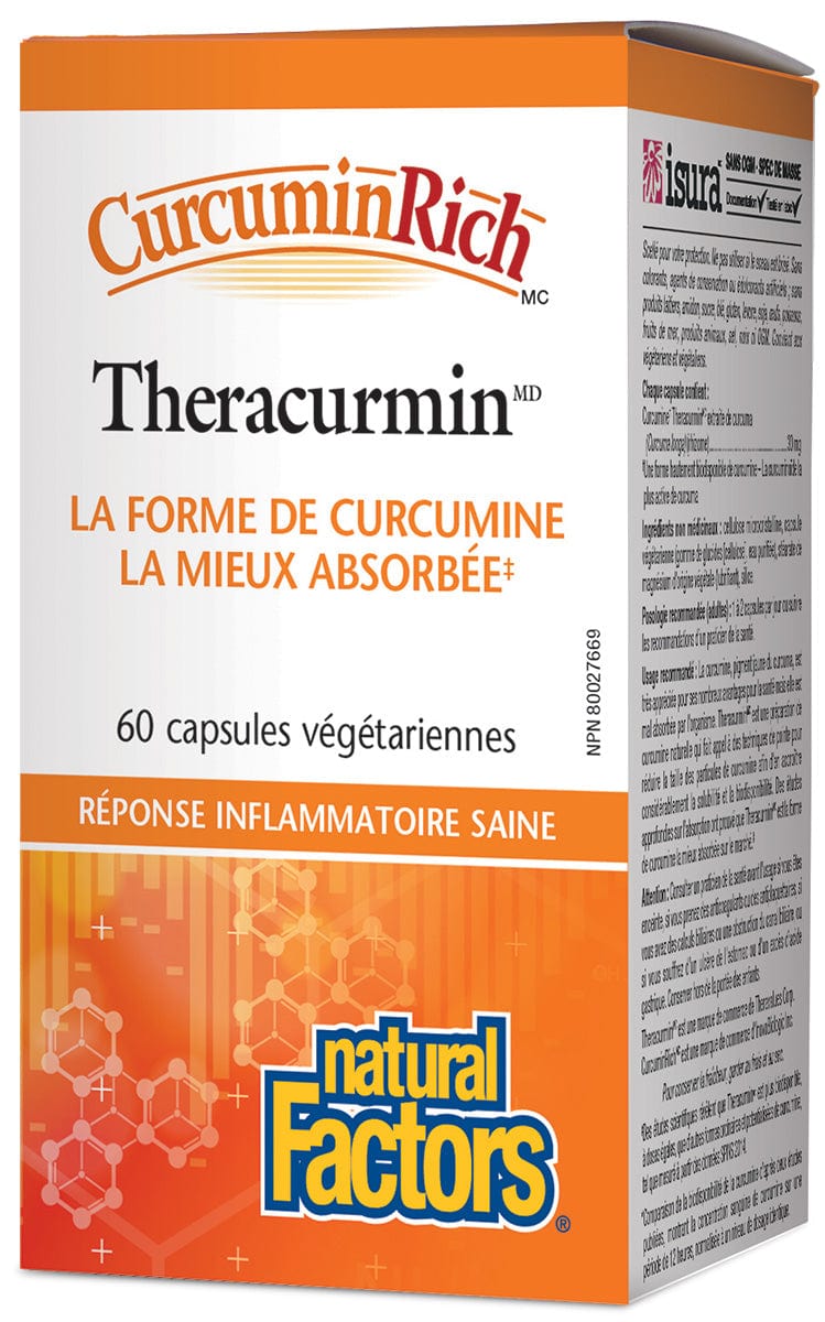 NATURAL FACTORS Suppléments Theracurmin (30mg) 60vcaps