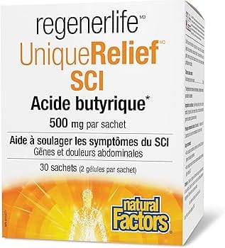 NATURAL FACTORS Suppléments UniqueRelief SCI 30s