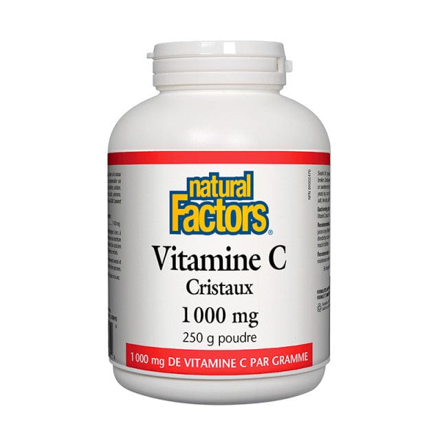 NATURAL FACTORS Suppléments Vitamine C (poudre ascorbate de calcium 1000mg) 250g