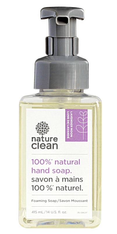 NATURE CLEAN Produits ménager Savon à mains naturel lune de lavande 415ml