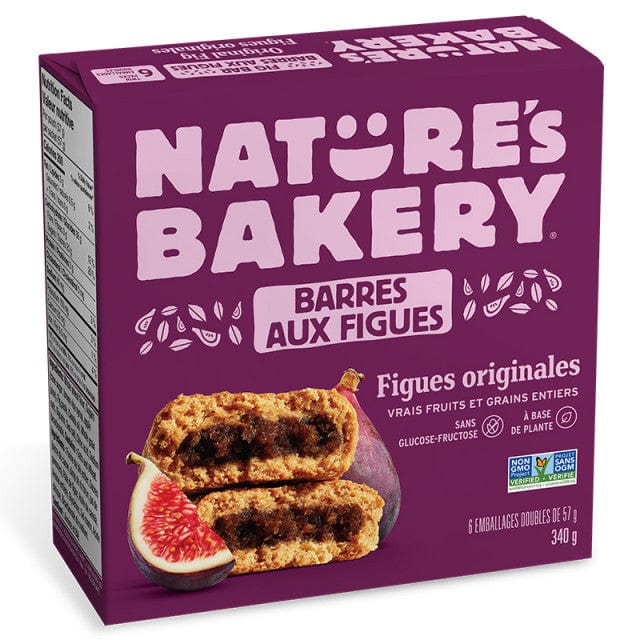NATURE'S BAKERY Épicerie Barres aux figues 340g