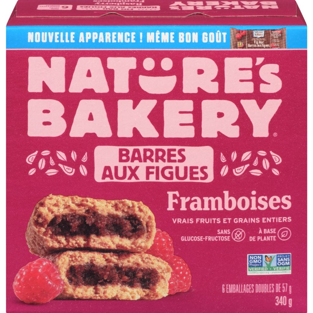NATURE'S BAKERY Épicerie Barres figues et framboises 340g