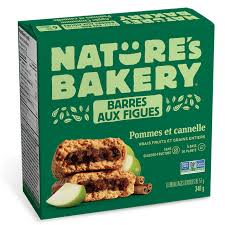 NATURE'S BAKERY Épicerie Barres figues pommes et cannelle 6x57g