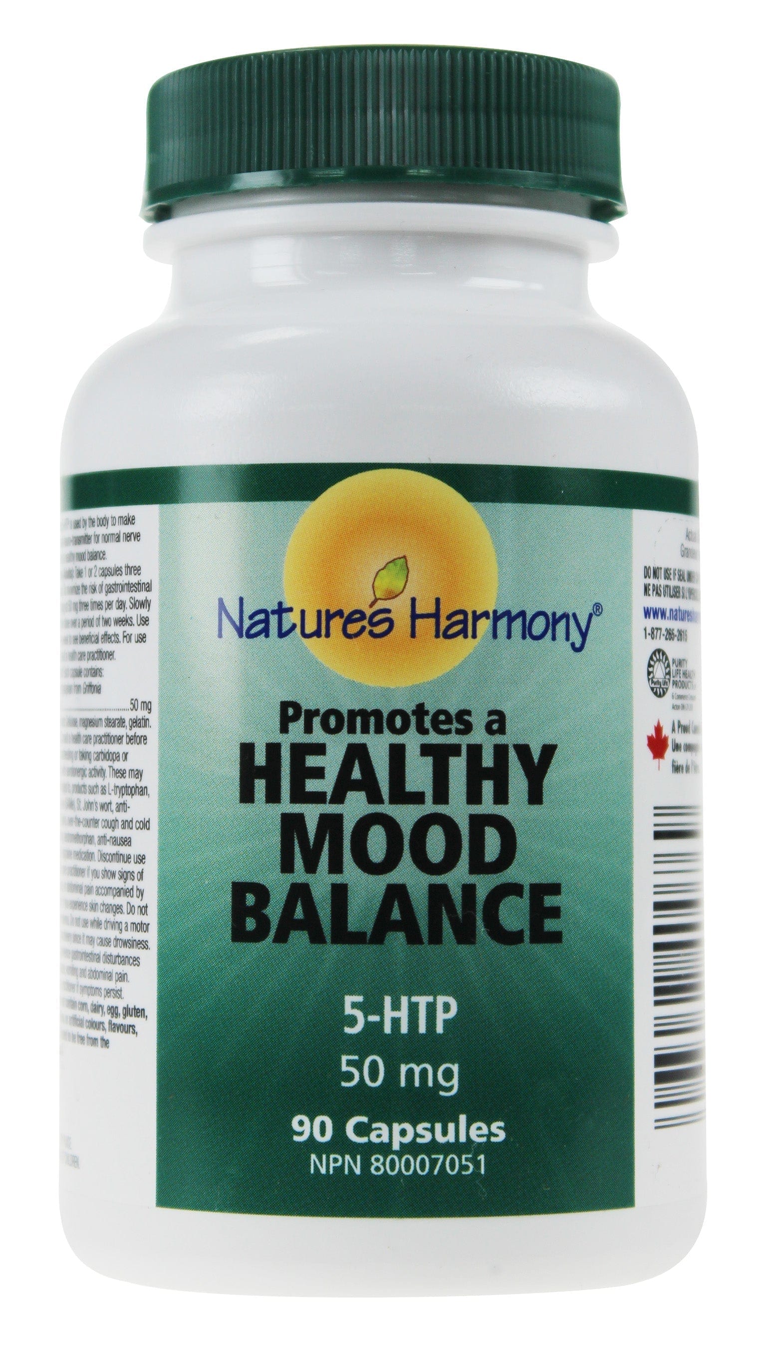 NATURE'S HARMONY Suppléments 5-HTP 50mg 90caps