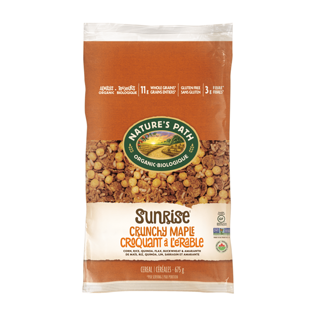 NATURE'S PATH Épicerie Céréales croquantes à l'érable bio 675g
DATE DE PÉREMPTION : 2 MARS 2026