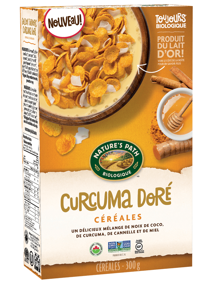 NATURE'S PATH Épicerie Céréales curcuma doré biologiques 300g