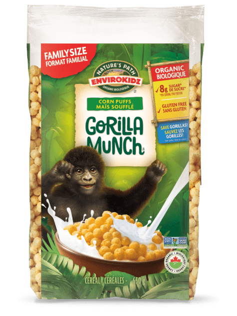 NATURE'S PATH Épicerie Céréales gorilla munch biologiques 650g