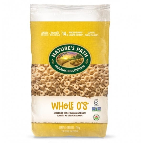 NATURE'S PATH Épicerie Céréales whole o's sucrées au jus de grenade biologiques 750g