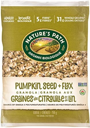 NATURE'S PATH Épicerie Granola aux graines de citrouille et de lin bio  750g
DATE DE PÉREMPTION : 12 NOVEMBRE 2026