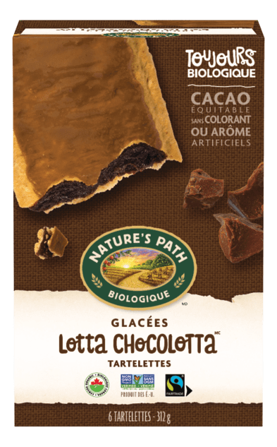 NATURE'S PATH Épicerie Tartelettes glacées lotta chocolotta bio 6un