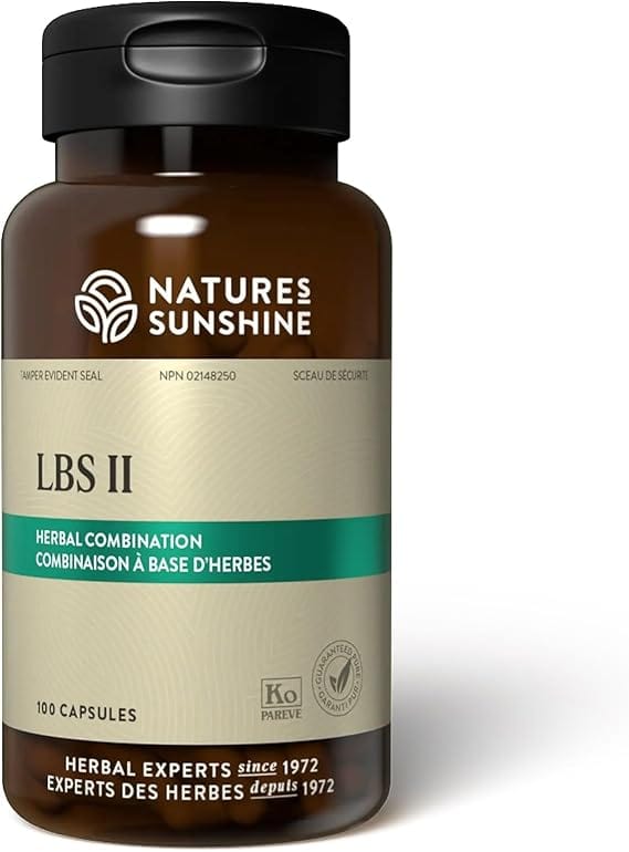 NATURE'S SUNSHINE Suppléments LBS II combinaison d'herbes 100caps