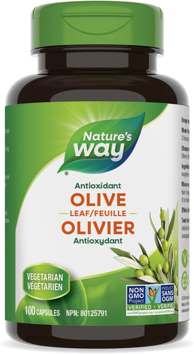 NATURE'S WAY Suppléments Feuille d'olivier  100caps
