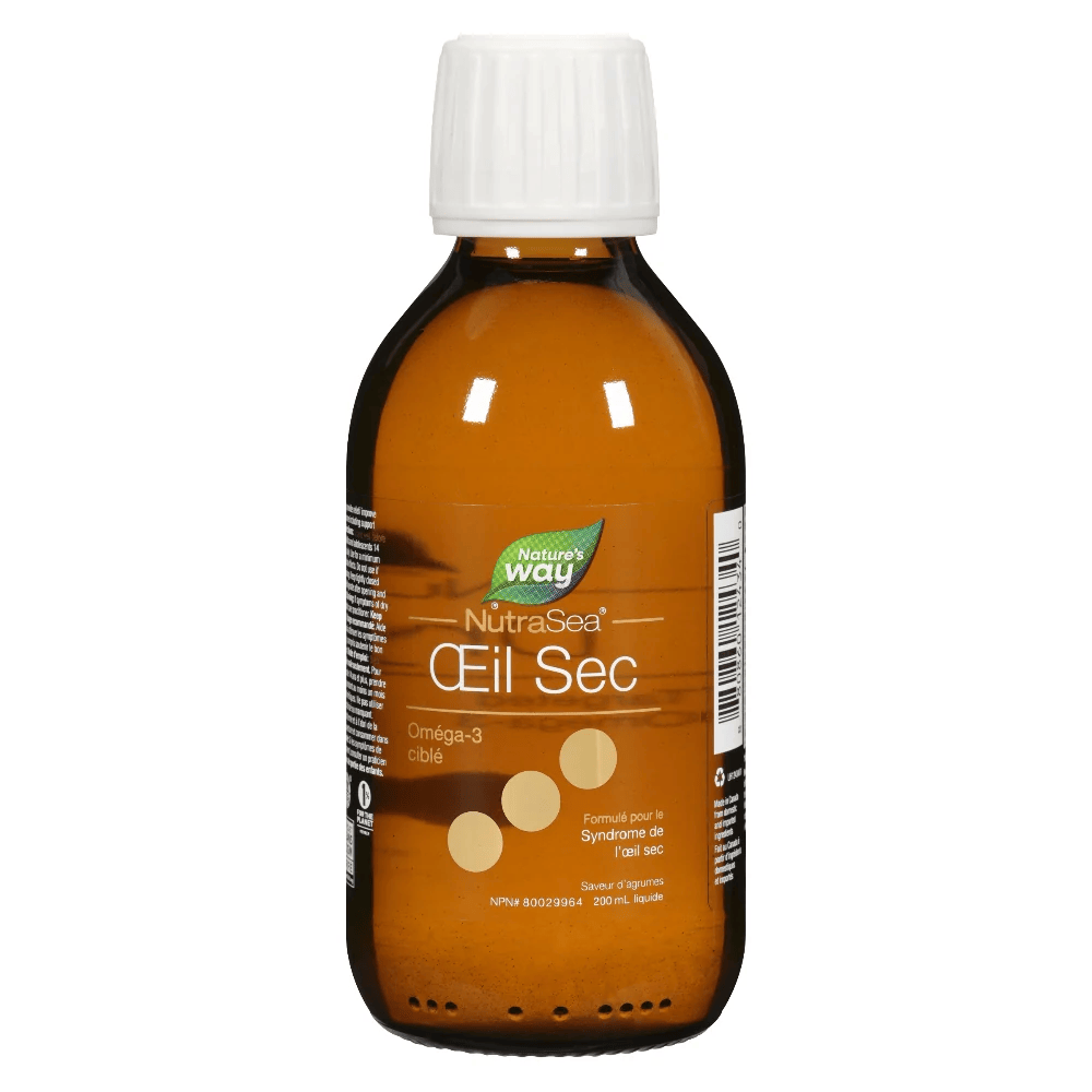 NATURE'S WAY Suppléments NutraSea Œil sec (saveur agrumes)  200ml