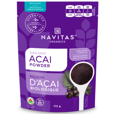 NAVITAS Épicerie Poudre d'açai bio 113g