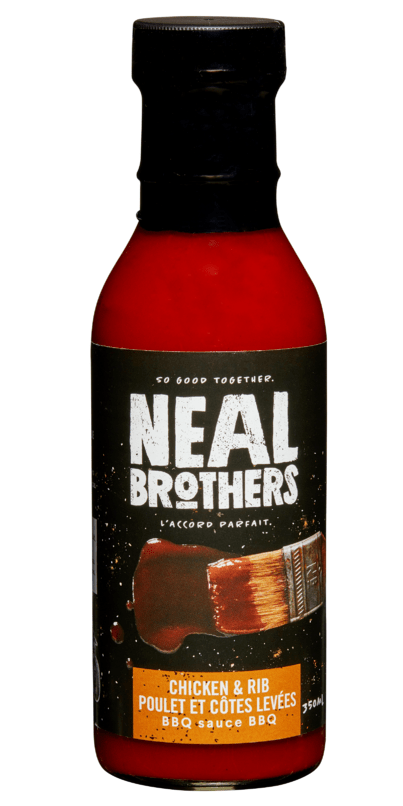 NEAL BROTHERS Épicerie Sauce poulet et côtes levées bbq 350ml