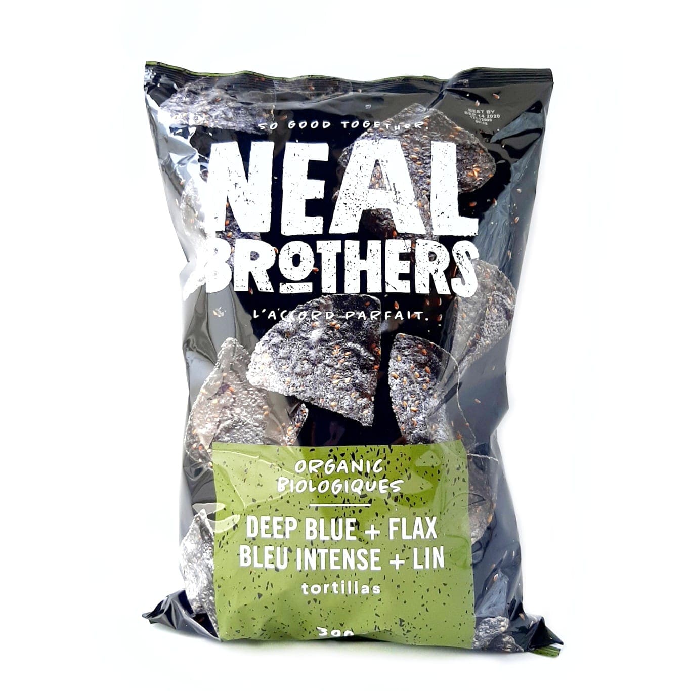 NEAL BROTHERS Épicerie Tortillas bleu intense et lin bio 300g