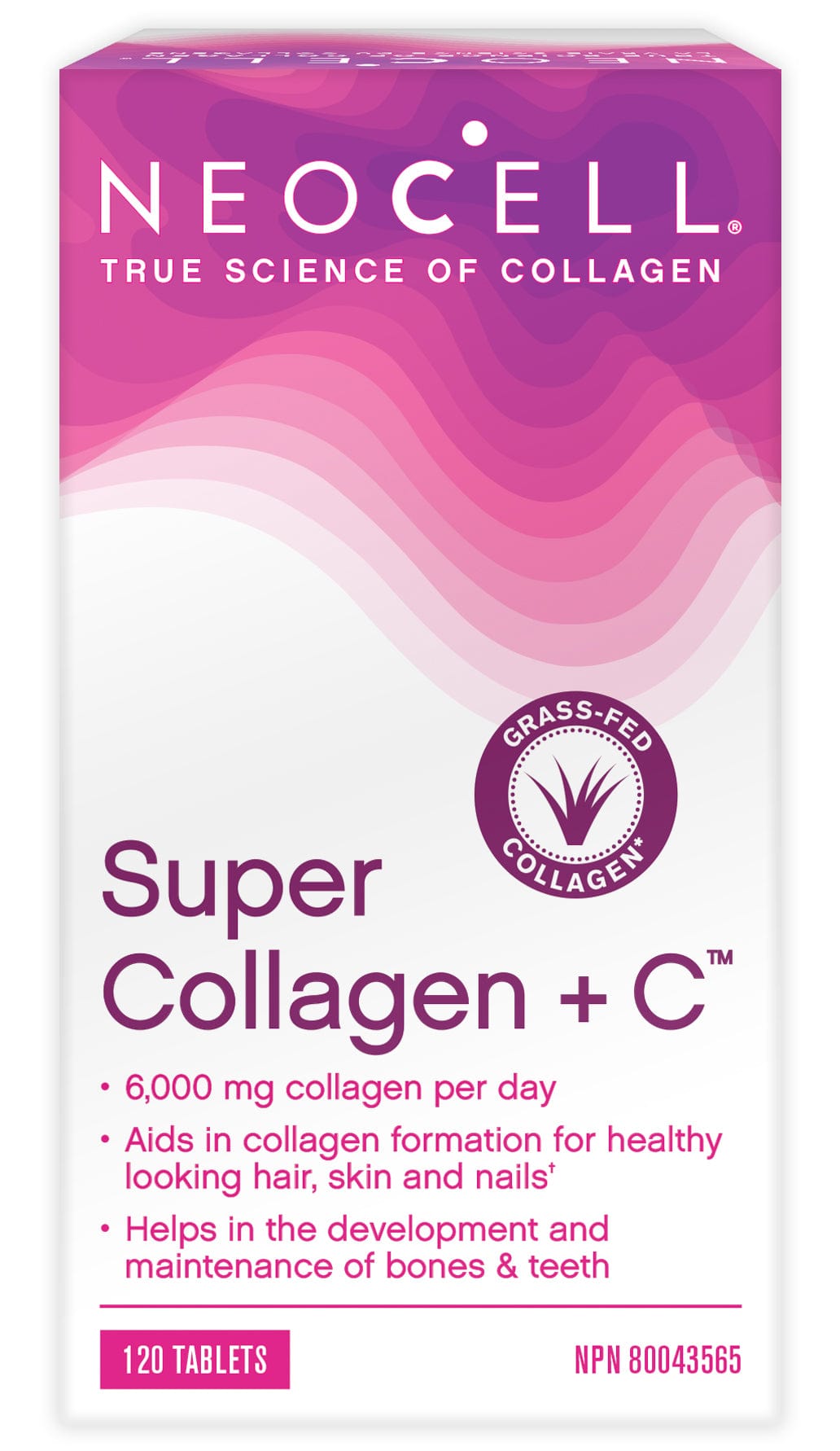 NEOCELL Suppléments Super Collagen + C (6 000 mg ) 120comp