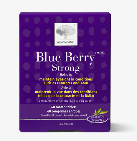 NEW NORDIC Suppléments Blueberry strong 60comp