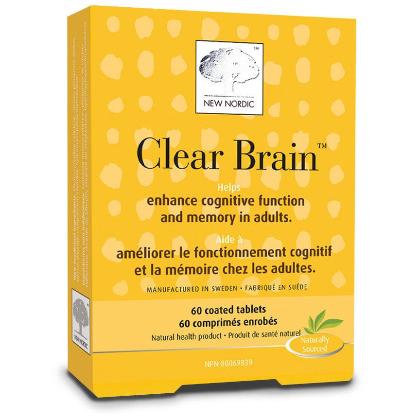 NEW NORDIC Suppléments Clear brain 60comp