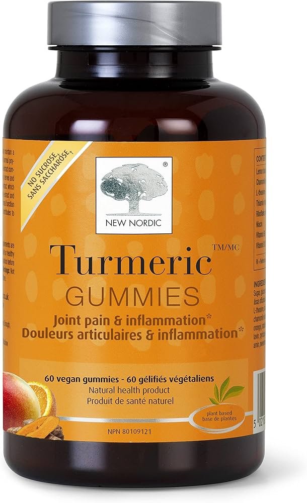 NEW NORDIC Suppléments Curcuma vegan (gummies)  60gummies