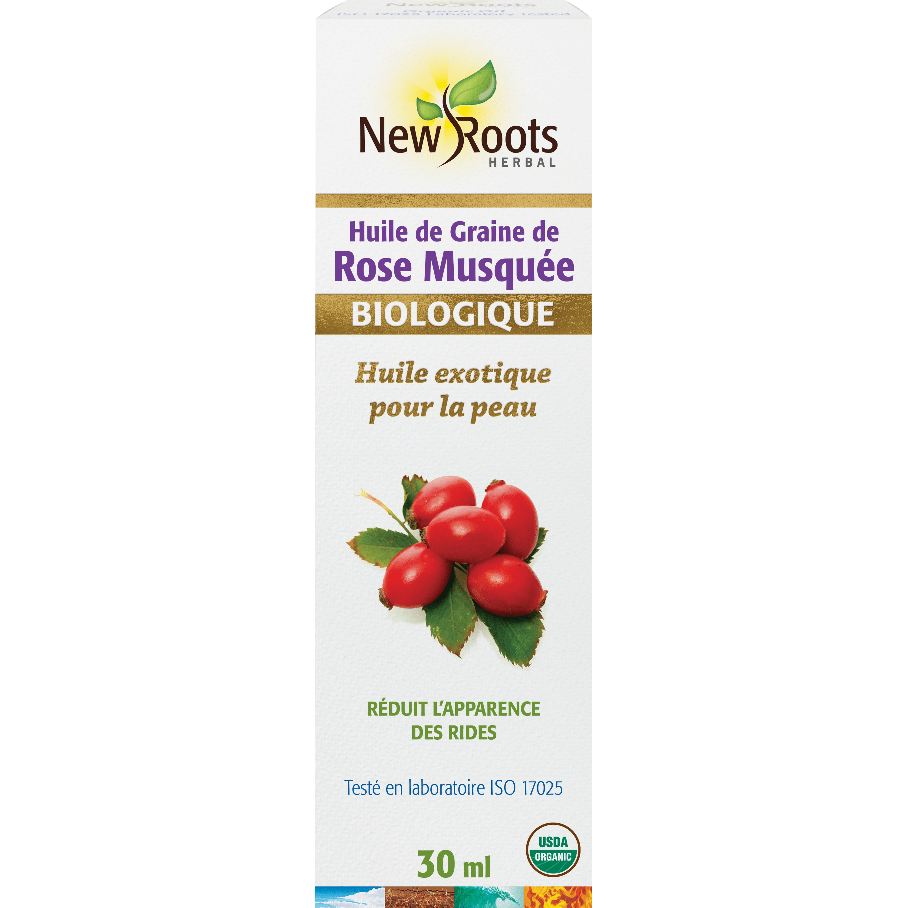 NEW ROOTS HERBAL Soins & Beauté Huile de graines de cynorhodon 30ml