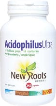 NEW ROOTS HERBAL Suppléments Acidophilus Ultra (11 milliards) 250caps