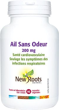 NEW ROOTS HERBAL Suppléments Ail sans odeur  90vcaps