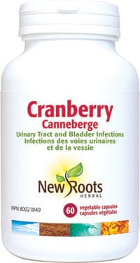 NEW ROOTS HERBAL Suppléments Canneberges  60caps