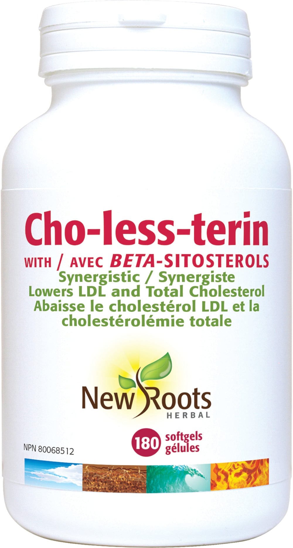 NEW ROOTS HERBAL Suppléments Cho-less-terin 180gel
