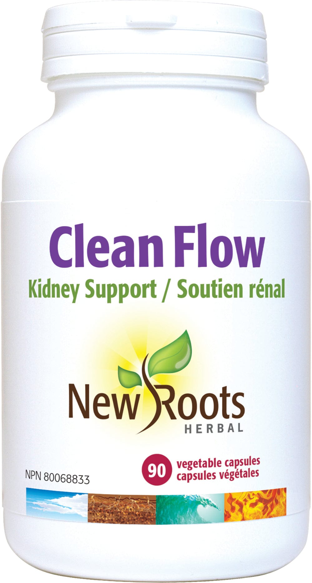 NEW ROOTS HERBAL Suppléments Cleanflow / Rénu-flux 90caps