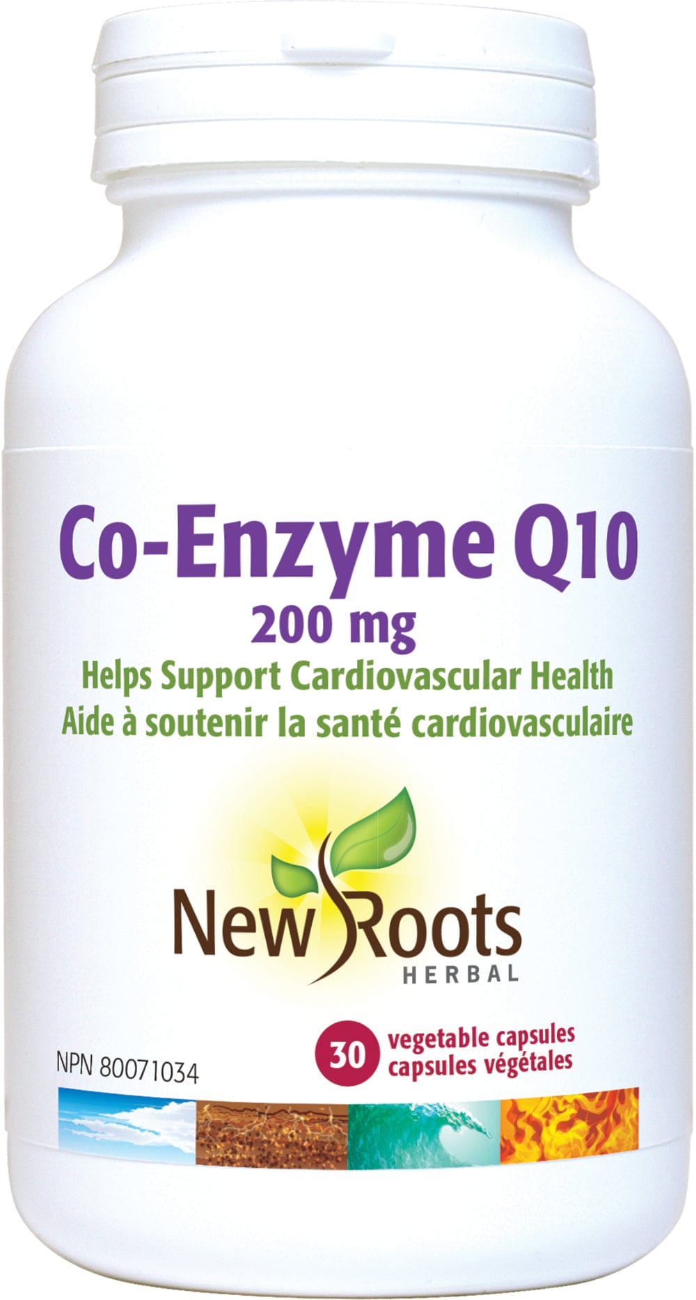 NEW ROOTS HERBAL Suppléments Co-enzyme Q10 (200mg) 30caps